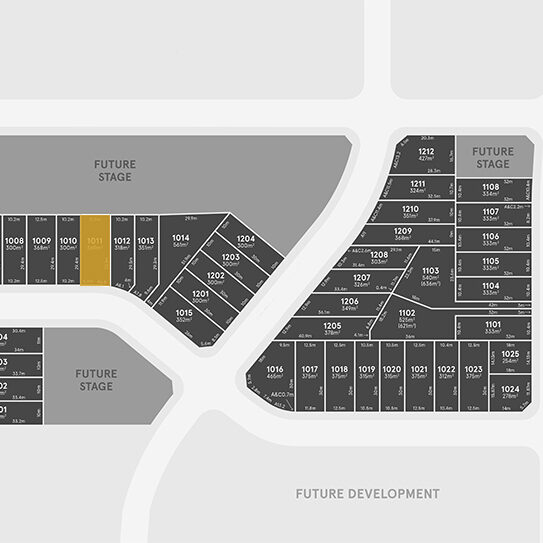 Estate-Plan Map of an estate and the land lot plans